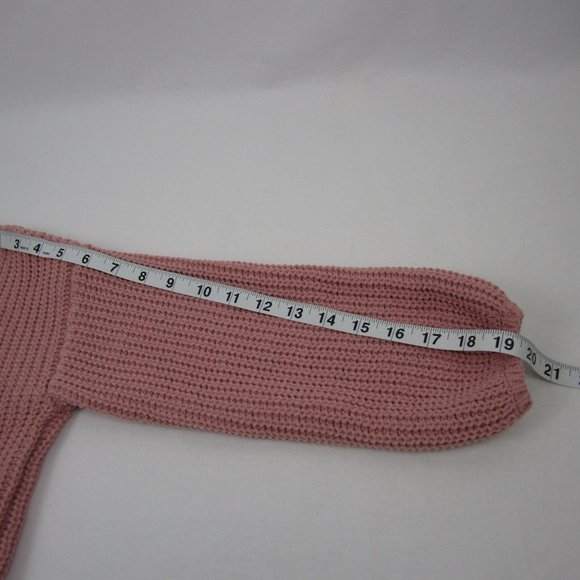 H&M Chunky Pink Sweater size EUC - Picture 9 of 9